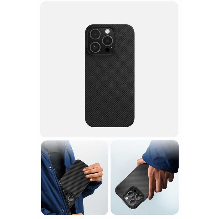 Benks Etui Magnetic Armor Air Kevlar PC Frame 600D do iPhone 16 Pro