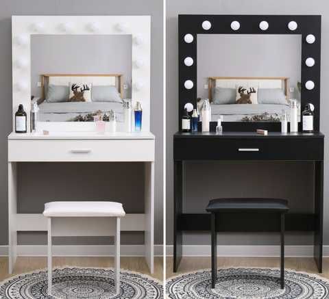 Гримерный туалетный столик косметический для визажа