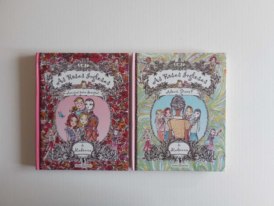 Livros "As Rosas Inglesas", de Madonna, vol. 1 e 2