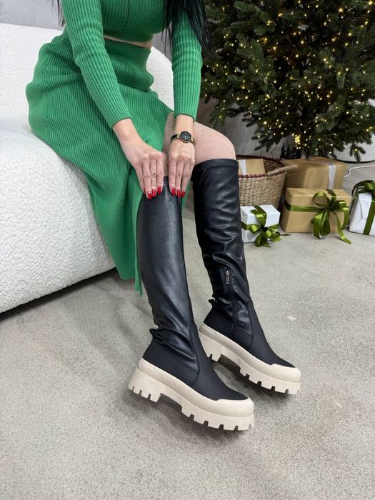 Сапоги трубы женские