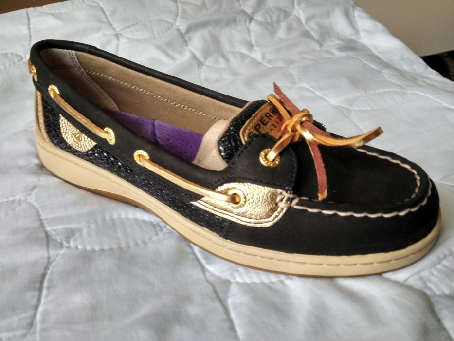 Новые кожаные макасины  SPERRY TOP-SIDER   размер 38.
