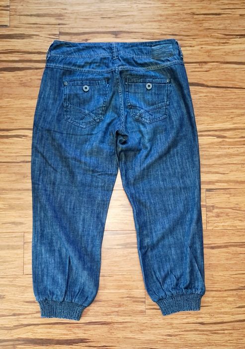 Jeansy rybaczki 3/4 Esprit