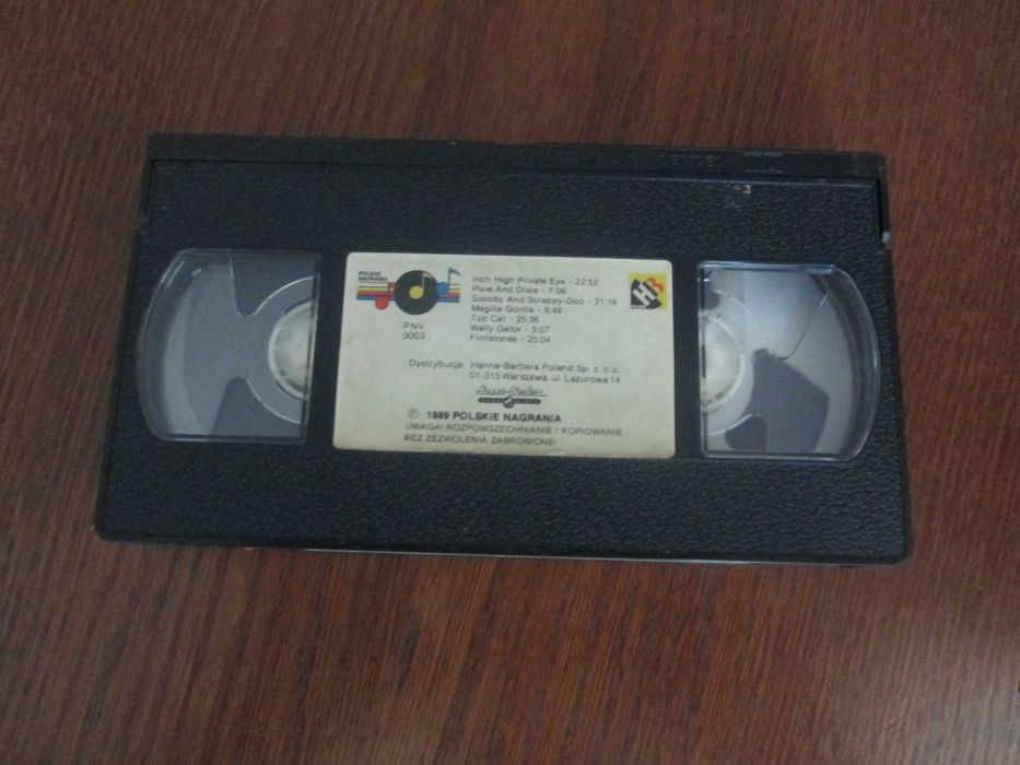 Sprzedam kasetę VHS z bajkami dla dzieci Hanna Barbera cz. 3