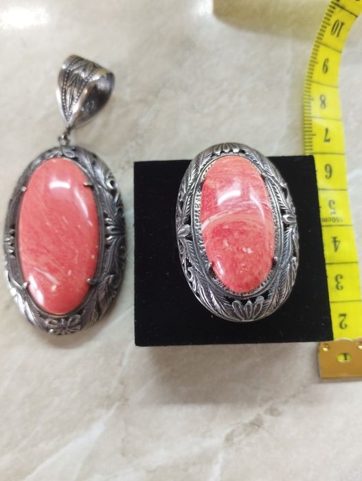 Серебро, подвес,кольцо