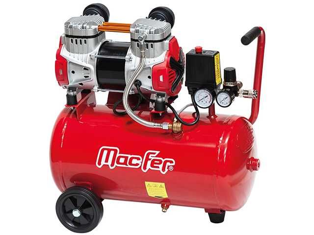 Compressor Ar Silencioso CA4402 2HP 24Lt | Macfer 044.0002