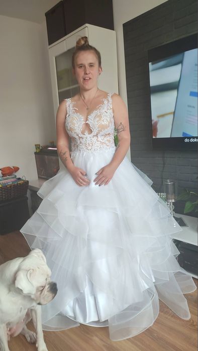 Suknia ślubna roz 38