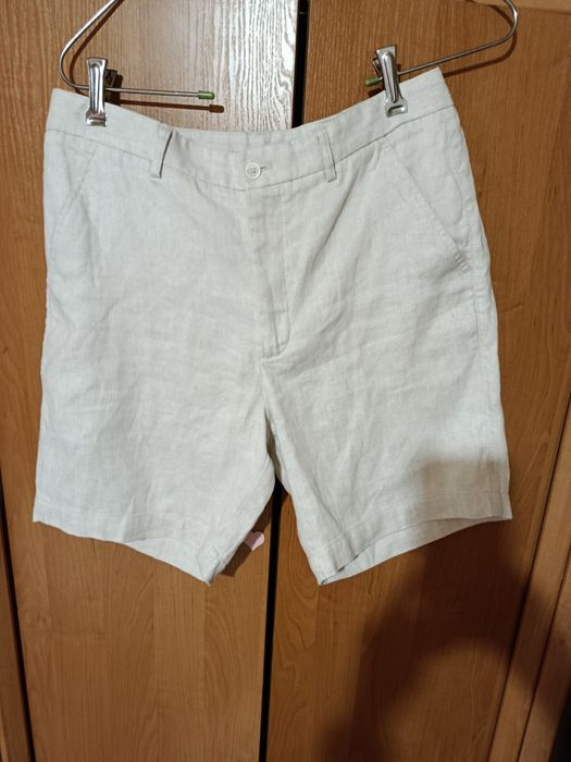 Шорты льняные Zara 48размер