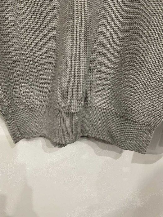 Кофта Халф Зип Stone Island Grey з патчем
