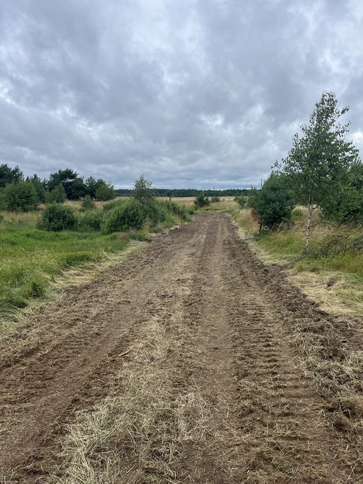 Działki z zabudową jednorodzinną blisko jeziora.