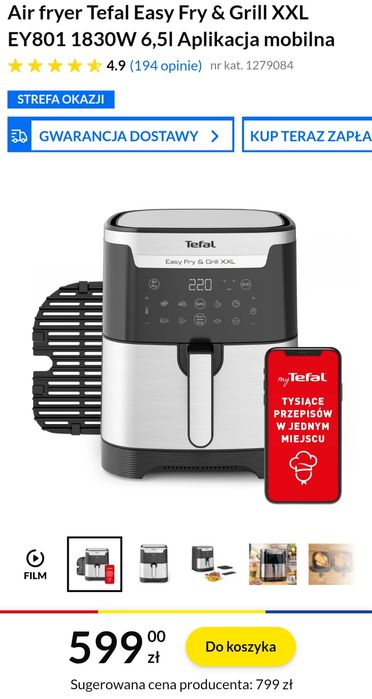 Air fryer Tefal Easy Fry & Grill XXL
