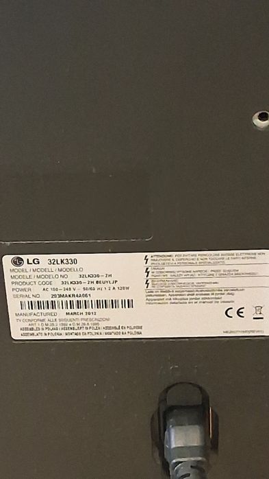 Telewizory LG 32   Daewoo 32 cale używane