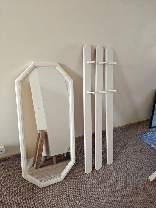 Komplet garderoba drewniany