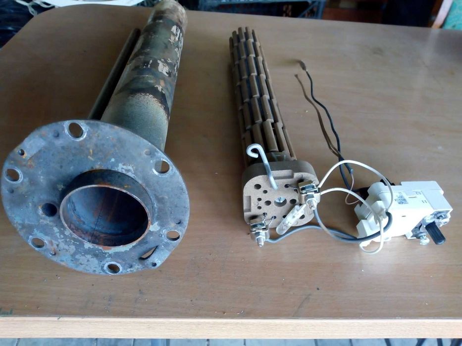 ТЭН "сухой" с термостатом. Бойлер ATLANTIC