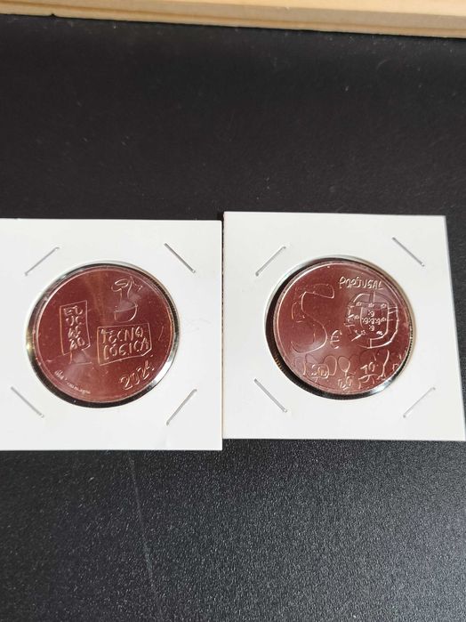 Moeda 5€ o conhecimento 2024