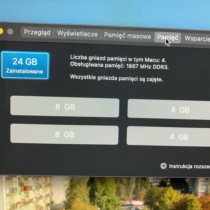 komputer Apple iMac | 24 GB RAM | Dysk 2.12 TB | Oryginalne pudełko + Mysz
