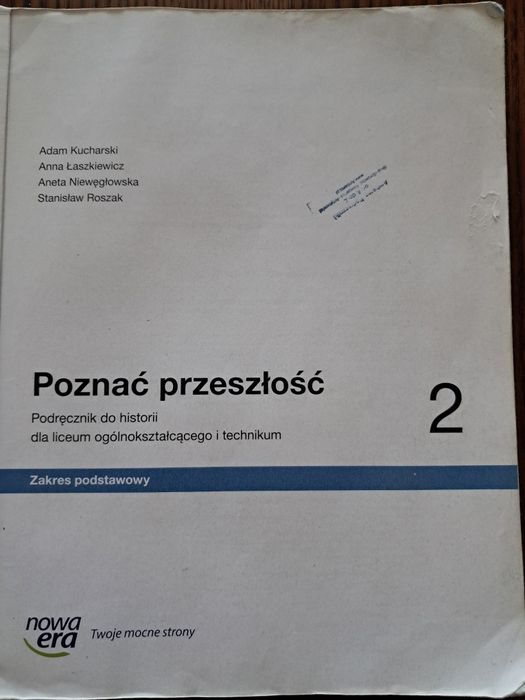Podręcznik do Historii ,, Poznać przeszłość" kl. 2