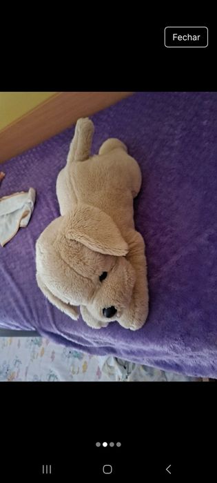 Cão de peluche 60cm