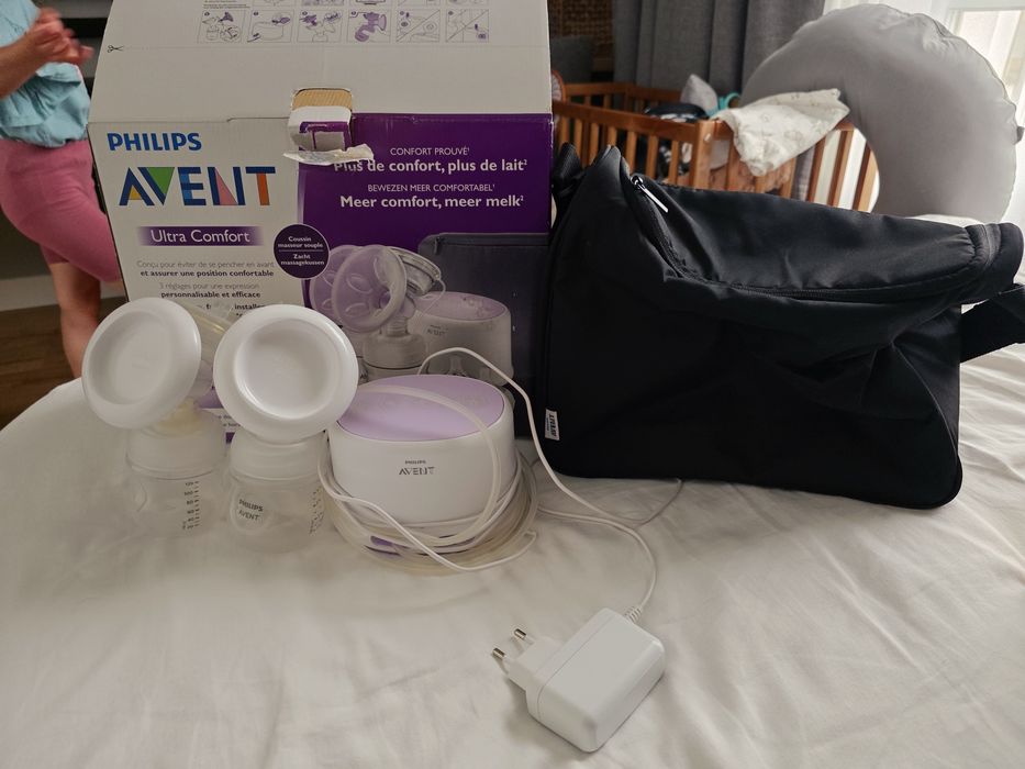 Philips Avent laktator elektryczny podwójny w pełni sprawny SCF334/31
