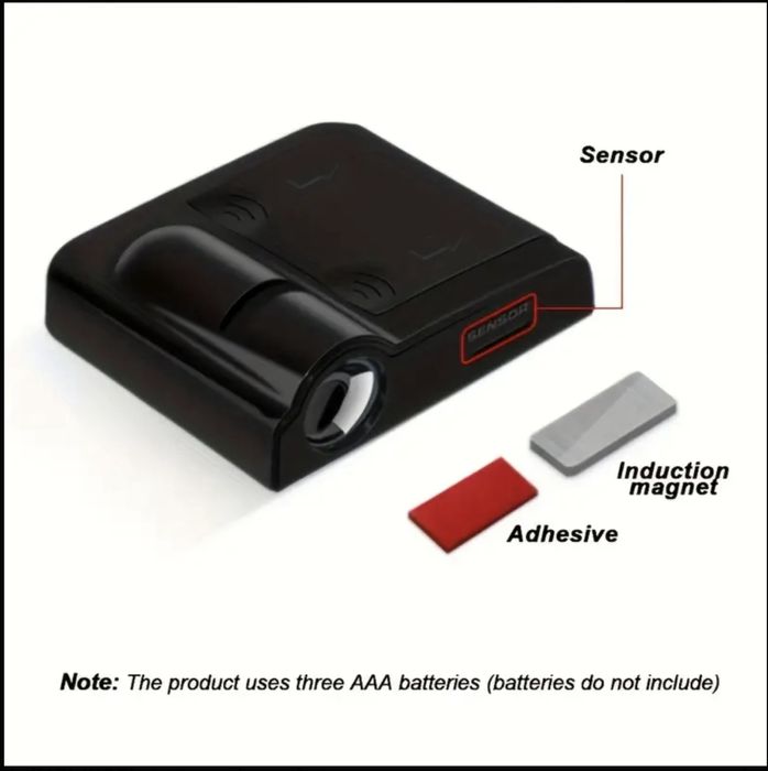 Підсвітка дверей авто , універсальний проектор  Крила