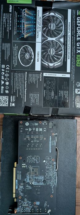 Placa gráfica MSI ARMOR 1060 OC 6gb AVARIADA