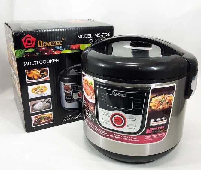Мультиварка 5л.  1500 ват  12 программ, пароварка рисоварка. Нова