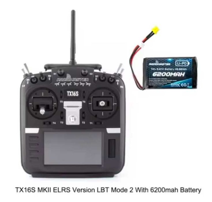 Пульт RadoMaster TX16S MK2 ELRS (новий) + акумулятор RM 6200 mAh (додатково)
