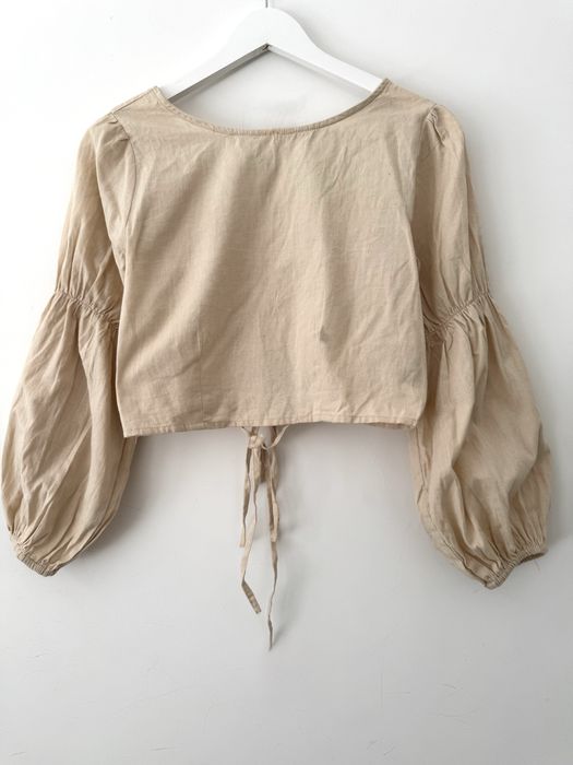 NLY Trend bluzka z wiązaniem na plecach