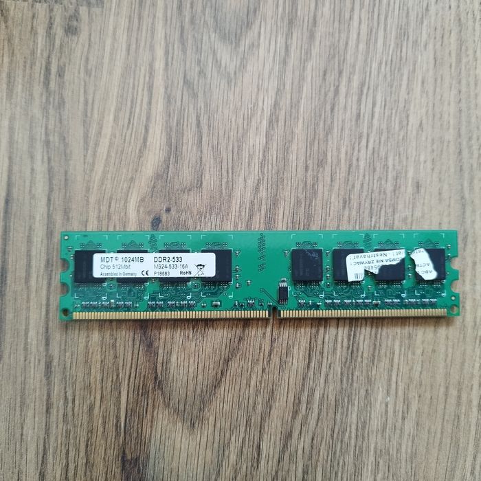 Pamięć RAM DDR2 533 MHz 1GB MDT