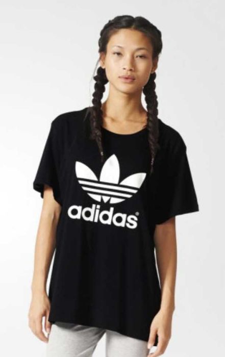 Футболка оригинальная Adidas оверсайз XS/S хлопок