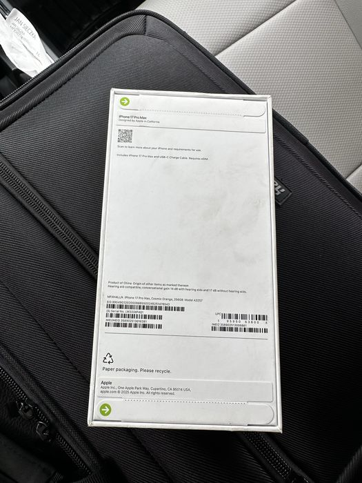 Iphone 17 pro max 256GB kosmiczny pomarancz