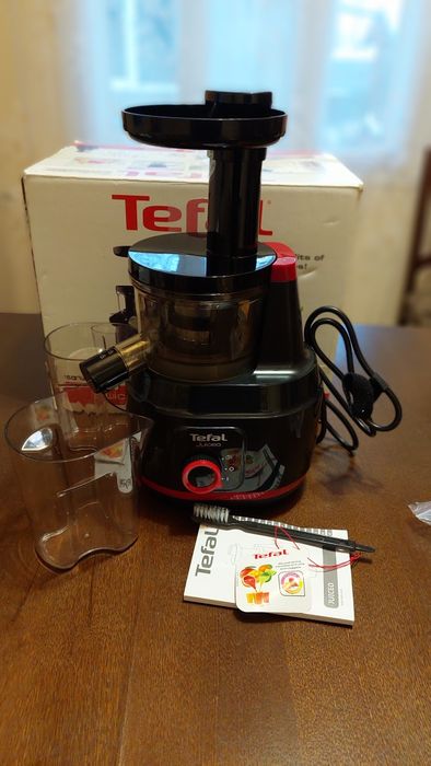 Соковижималка шнекова tefal zc15 тефаль