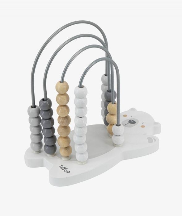 Ábaco Urso Polar em Madeira Tryco – Brinquedo Educativo Montessori