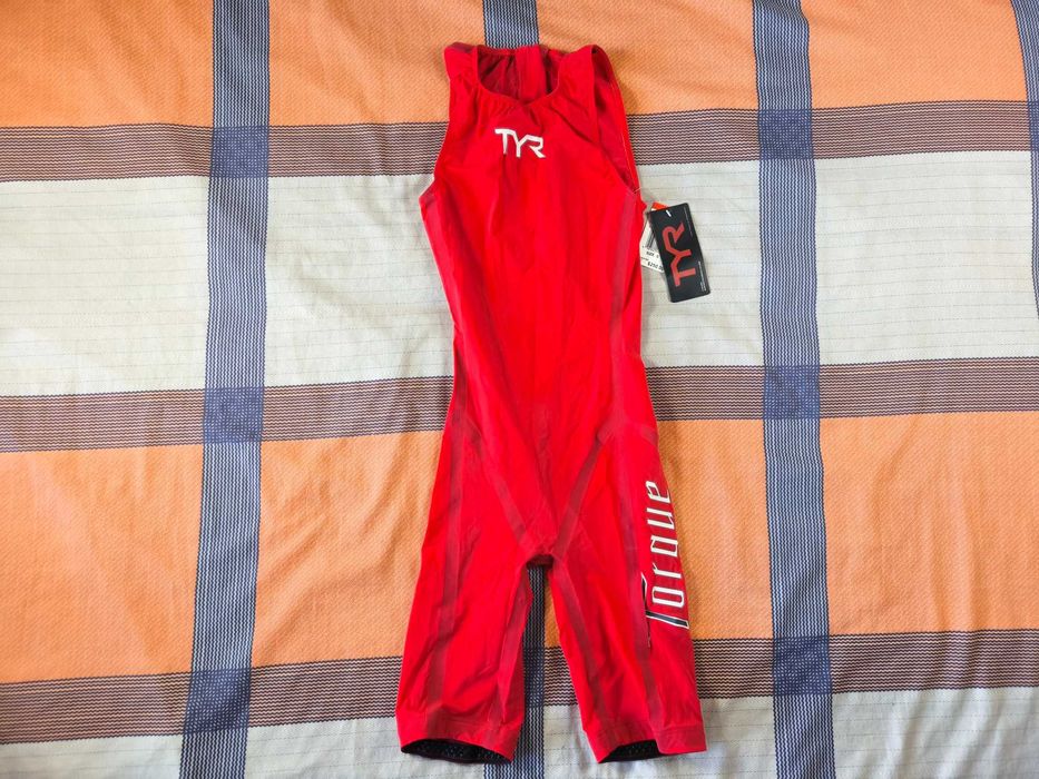 Гідрокостюм жіночий, Свімскін TYR TORQUE ELITE Swimskin Червоний, S