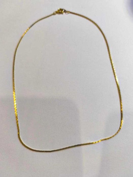 Łańcuszek pozłacany krótki