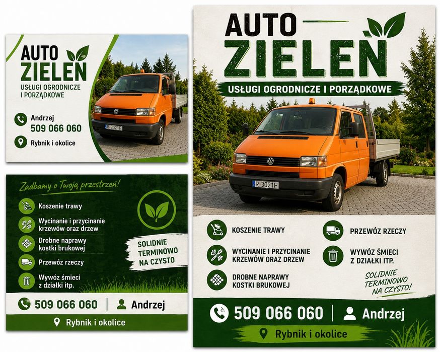 AUTO ZIELEŃ – Uslugi porządkowe i ogrodnicze,drobne prace naprawcze