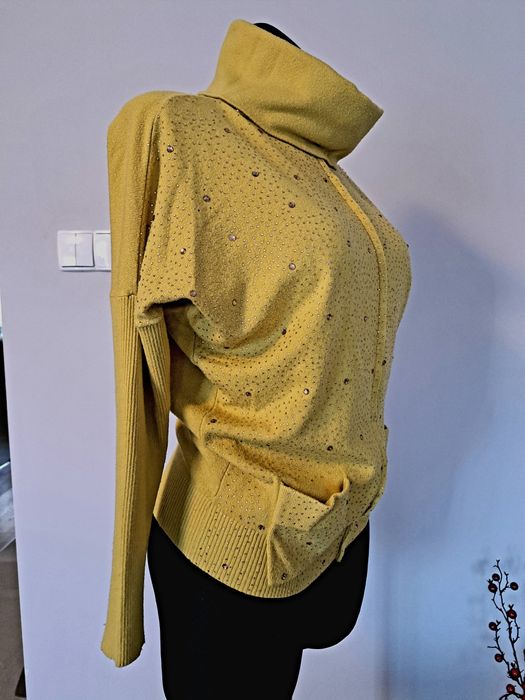 MONNARI sweter z cyrkoniami S/M !