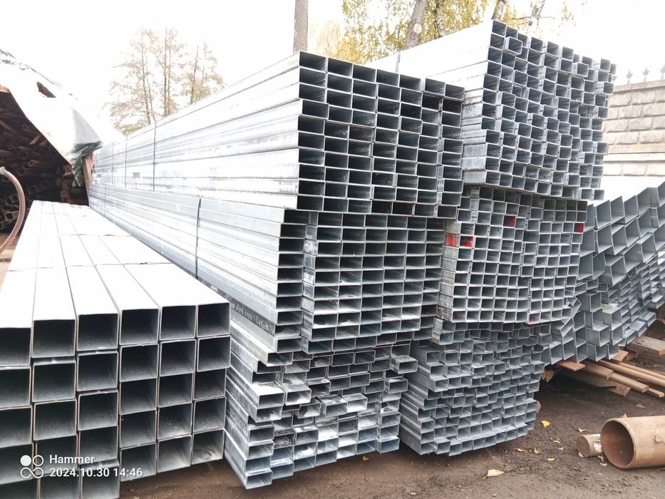 Profil ocynk 80/40/2 i 3 mm profile zamknięte OCYNK 6 m