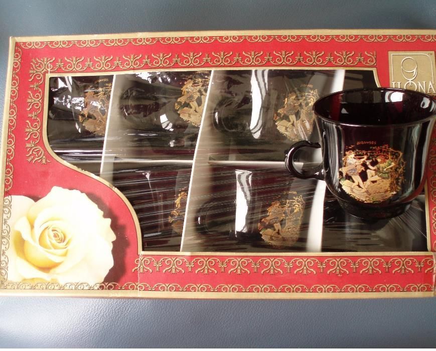 НОВЫЙ Кофейно—Чайный сервиз•Подарочный набор Чашек 6 персон+ сахарница