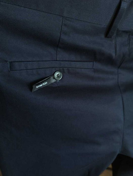 Джинсы (chino H&M Sweden w36 stretch navy.
