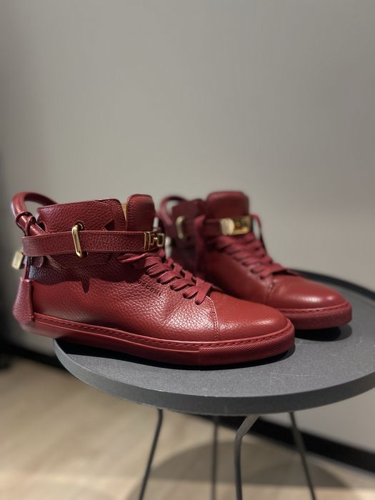 Кеды Buscemi 100MM Red Grained