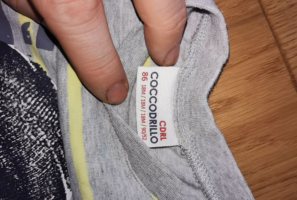 T-shirt bawełna coccodrillo r 86 18M