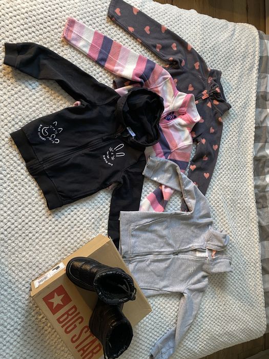 PAKA UBRANEK dla dziewczynki 5-6 lat