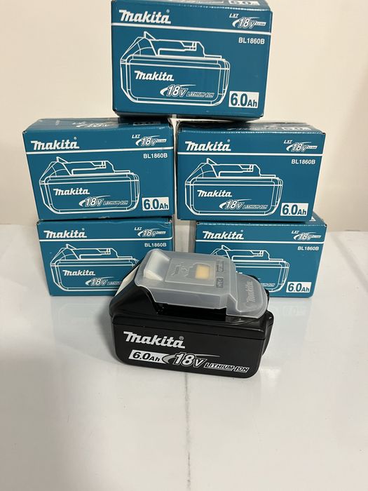 Акумулятор Makita Li-ion BL1860B  18v 6А ОРИГІНАЛ!