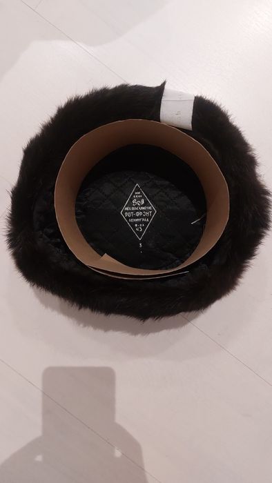 Chapka russo em pele de urso genuina