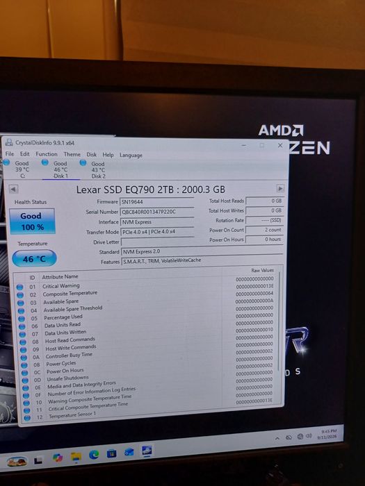 Lexar EQ790 Gen4x4 Nvme SSD 2tb