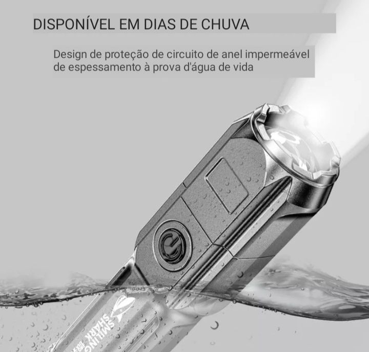 Tactical LED T6 Flashlight, 2000 Lumens, Rechargeable Battery64752333543041122