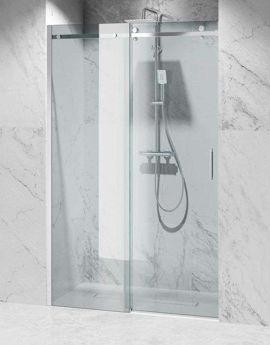 Drzwi prysznicowe, kabina prysznicowa, ścianka walk in z Instalacją