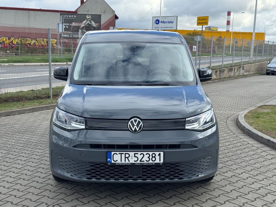 Volkswagen Caddy 2.0TDI 102KM SalonPL/FV23%/ Gwar. 2030r i 250kkm/LED/DrzwiTył/Temp/App
