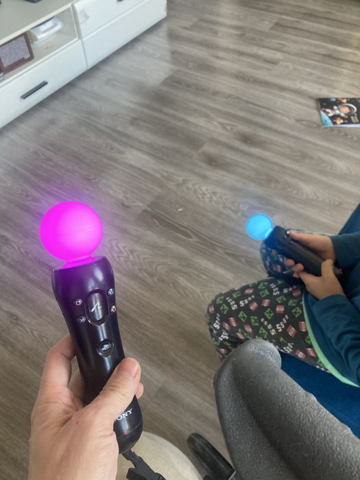 Playstation move, kamera, 2 gry