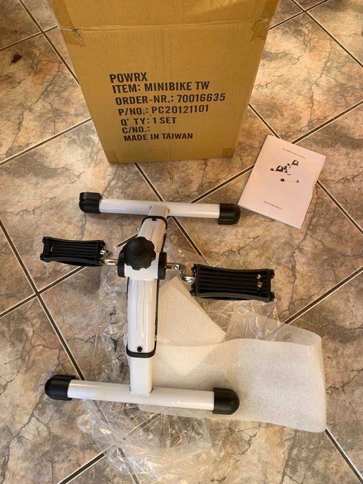 NOWY rotor rowerek do ćwiczeń rehabilitacji mini rower 2w1